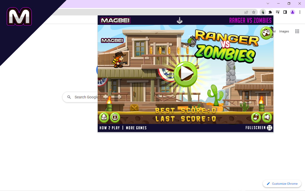 Ranger VS Zombies 游戏 - 离线运行 chrome谷歌浏览器插件_扩展第9张截图