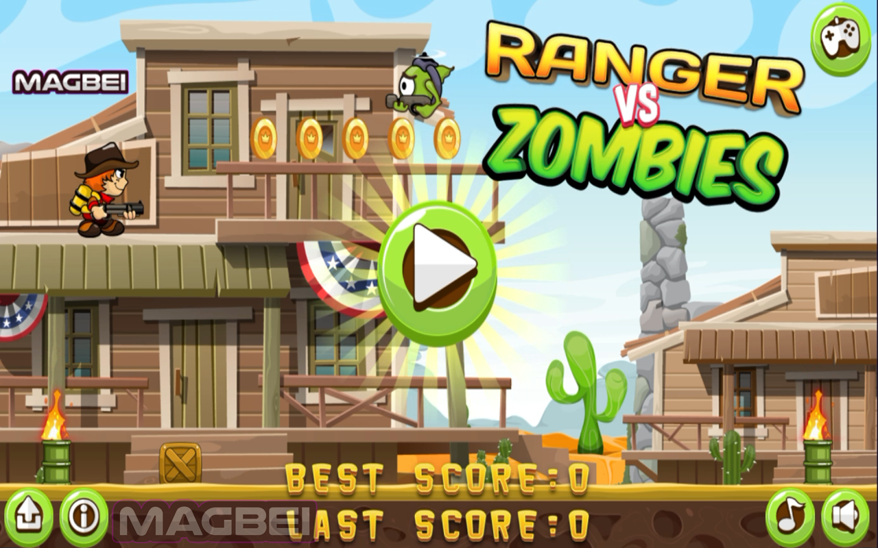 Ranger VS Zombies 游戏 - 离线运行 chrome谷歌浏览器插件_扩展第10张截图