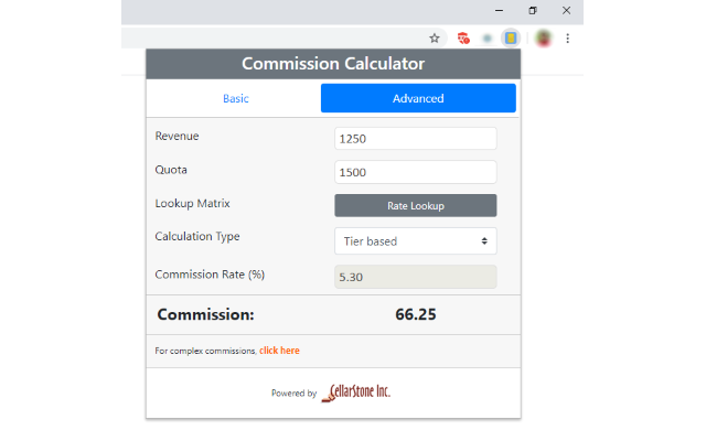 Commission Calculator chrome谷歌浏览器插件_扩展第3张截图