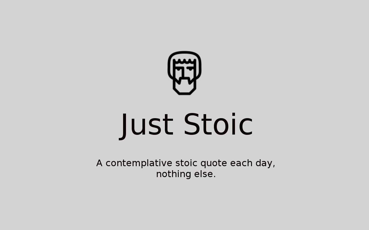 Just Stoic chrome谷歌浏览器插件_扩展第6张截图