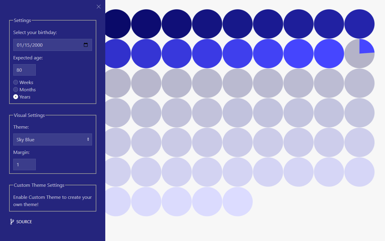 Wait But Why Life Calendar chrome谷歌浏览器插件_扩展第5张截图