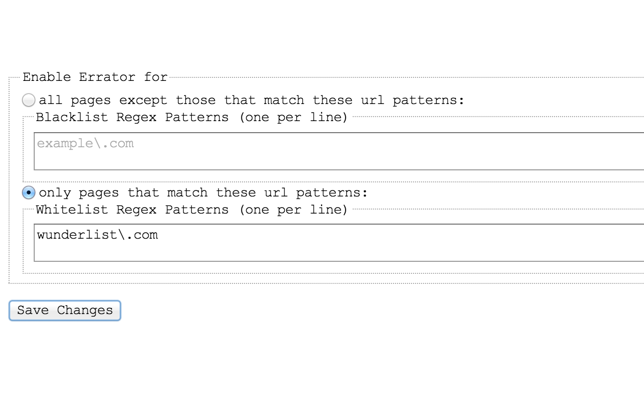 Errator chrome谷歌浏览器插件_扩展第1张截图