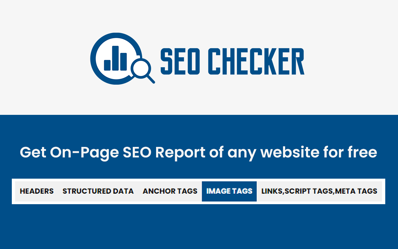 SEO Checker chrome谷歌浏览器插件_扩展第1张截图
