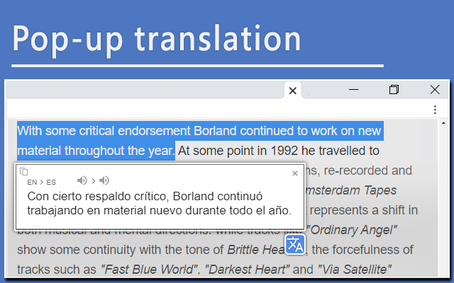 Tab Translate - 多功能翻译机 chrome谷歌浏览器插件_扩展第6张截图