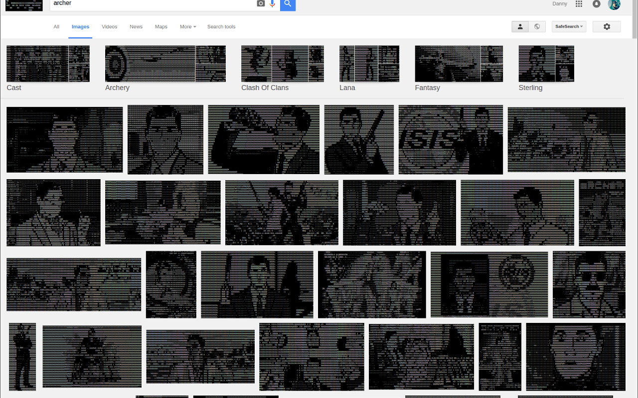 ASCIIize chrome谷歌浏览器插件_扩展第2张截图