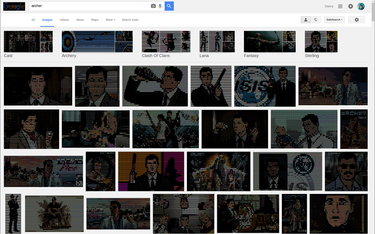 ASCIIize chrome谷歌浏览器插件_扩展第3张截图