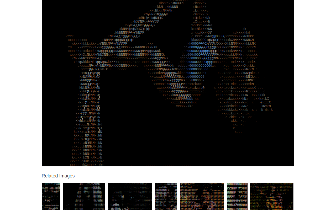 ASCIIize chrome谷歌浏览器插件_扩展第5张截图