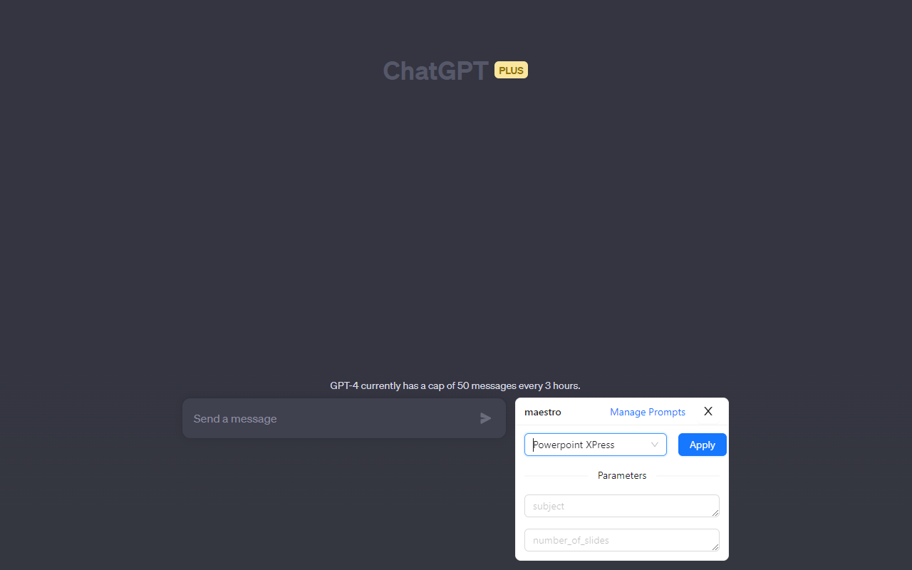 Maestro: ChatGPT prompt automation chrome谷歌浏览器插件_扩展第3张截图