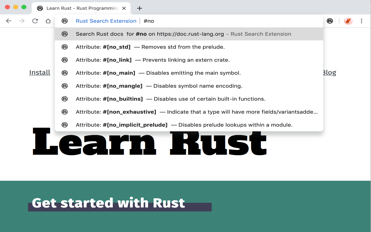 Rust Search Extension chrome谷歌浏览器插件_扩展第5张截图