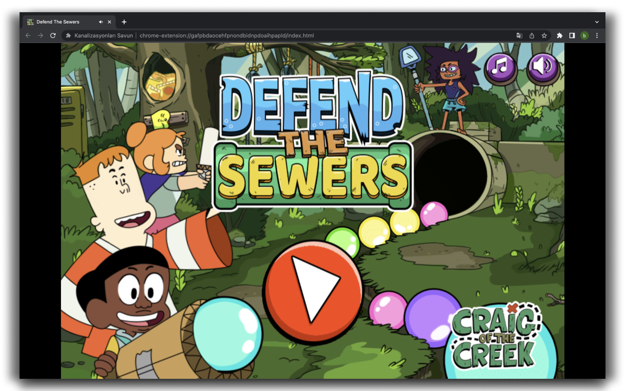 Defend the Sewers - HTML5 Game chrome谷歌浏览器插件_扩展第2张截图