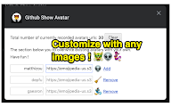 Github Show Avatar chrome谷歌浏览器插件_扩展第6张截图