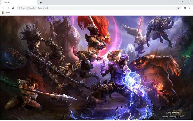 League of Legends Wallpapers and New Tab chrome谷歌浏览器插件_扩展第1张截图