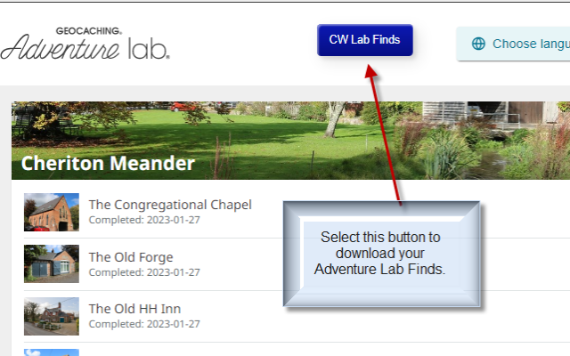 User's Found Adventure Labs Data chrome谷歌浏览器插件_扩展第1张截图