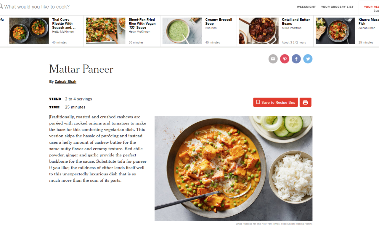 NYTimes Free Cooking chrome谷歌浏览器插件_扩展第1张截图