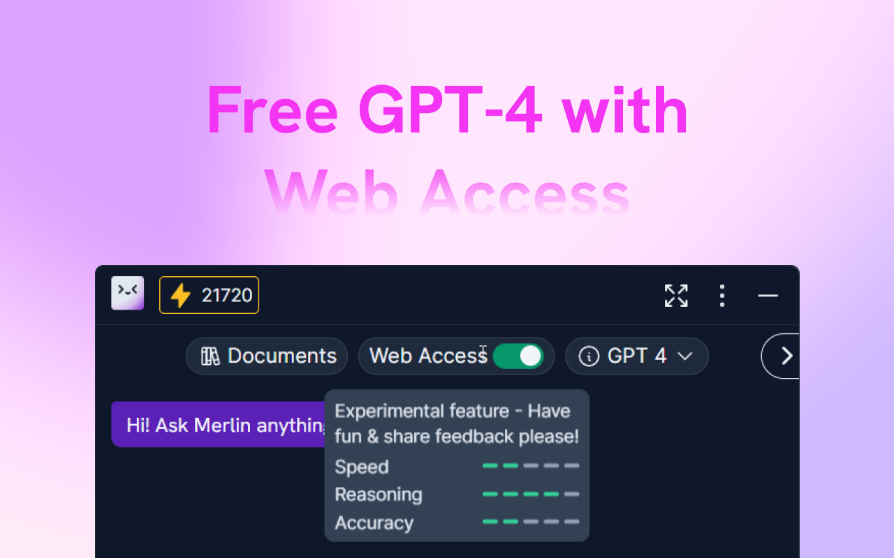 ChatGPT 中文 with Merlin AI for Free GPT 4 香港 chrome谷歌浏览器插件_扩展第2张截图