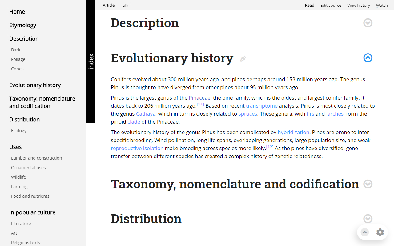 Wiki Redesigned chrome谷歌浏览器插件_扩展第1张截图
