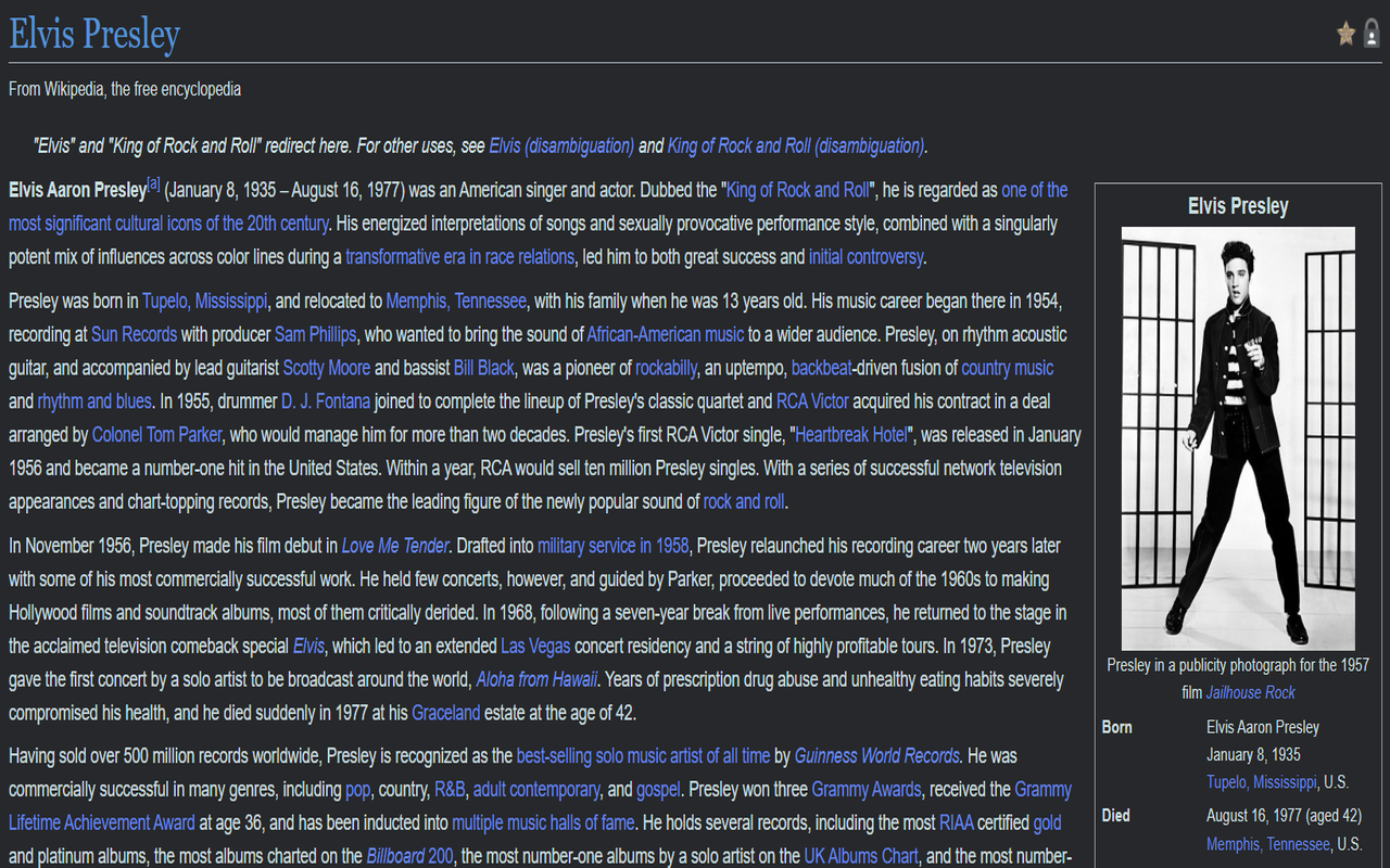 Darkipedia Dark Mode for Wikipedia chrome谷歌浏览器插件_扩展第3张截图