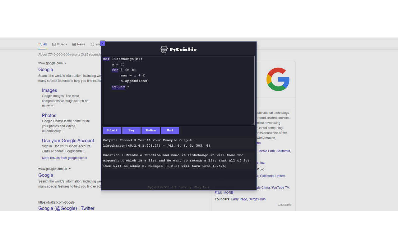 PyQuickie chrome谷歌浏览器插件_扩展第5张截图