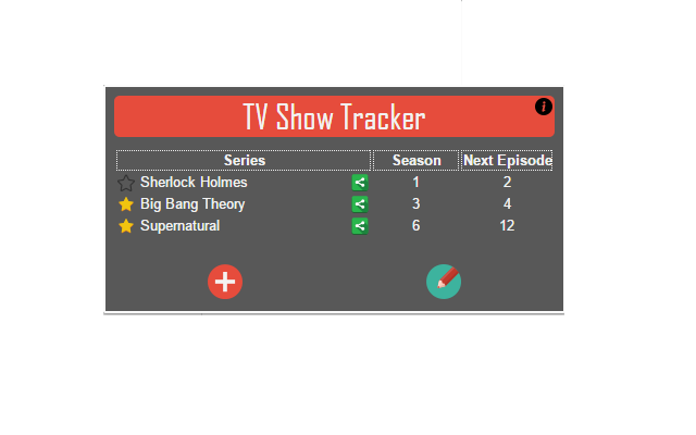 TV Show Tracker chrome谷歌浏览器插件_扩展第2张截图