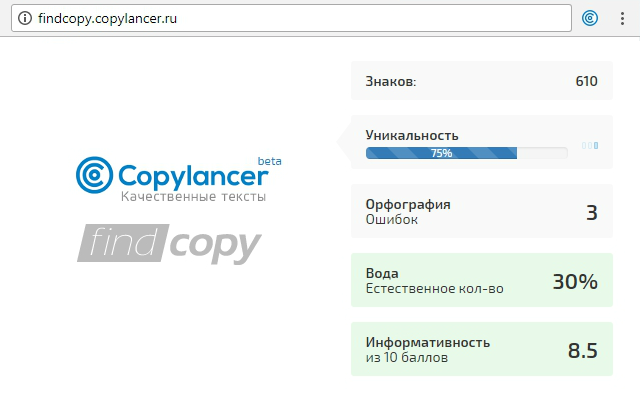 Проверка уникальности Copylancer chrome谷歌浏览器插件_扩展第1张截图