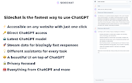 SideChat - The fastest way to use ChatGPT chrome谷歌浏览器插件_扩展第10张截图