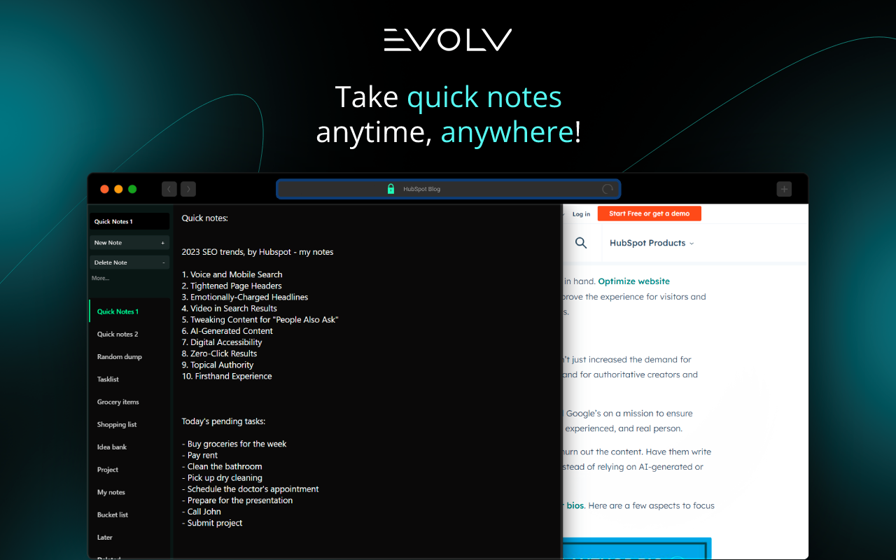 EVOLV | New Tab for Marketers chrome谷歌浏览器插件_扩展第4张截图