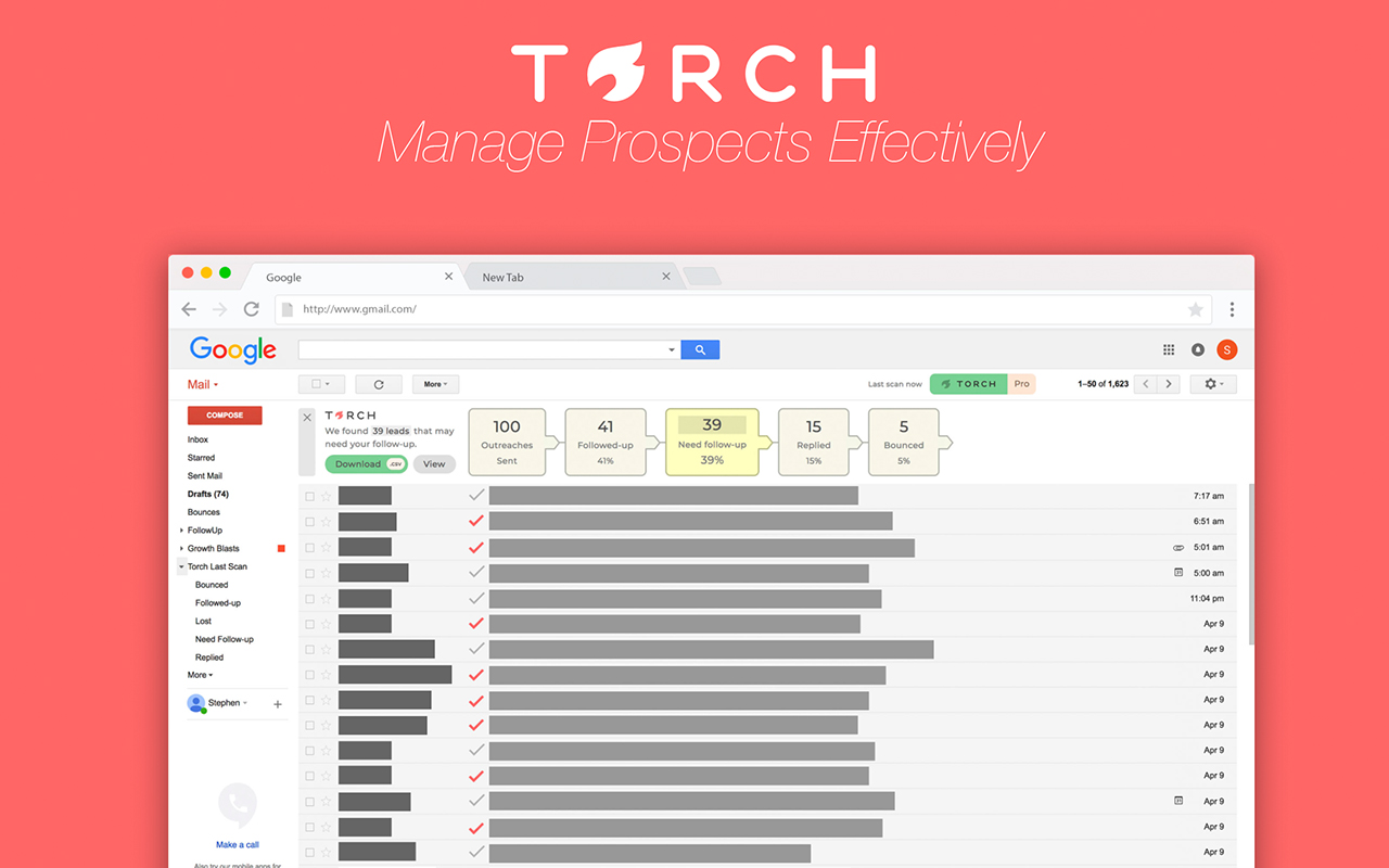 Torch | Sales intelligence made simple. chrome谷歌浏览器插件_扩展第4张截图