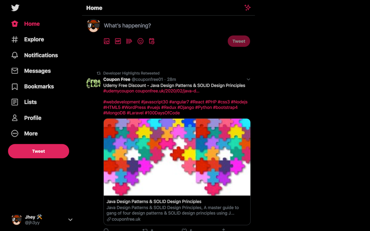 Focussed Twitter chrome谷歌浏览器插件_扩展第4张截图