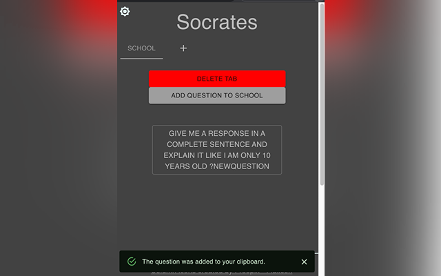 Socrates chrome谷歌浏览器插件_扩展第1张截图