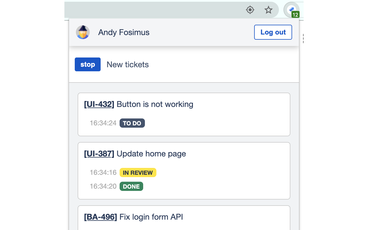 JIRA watcher chrome谷歌浏览器插件_扩展第3张截图