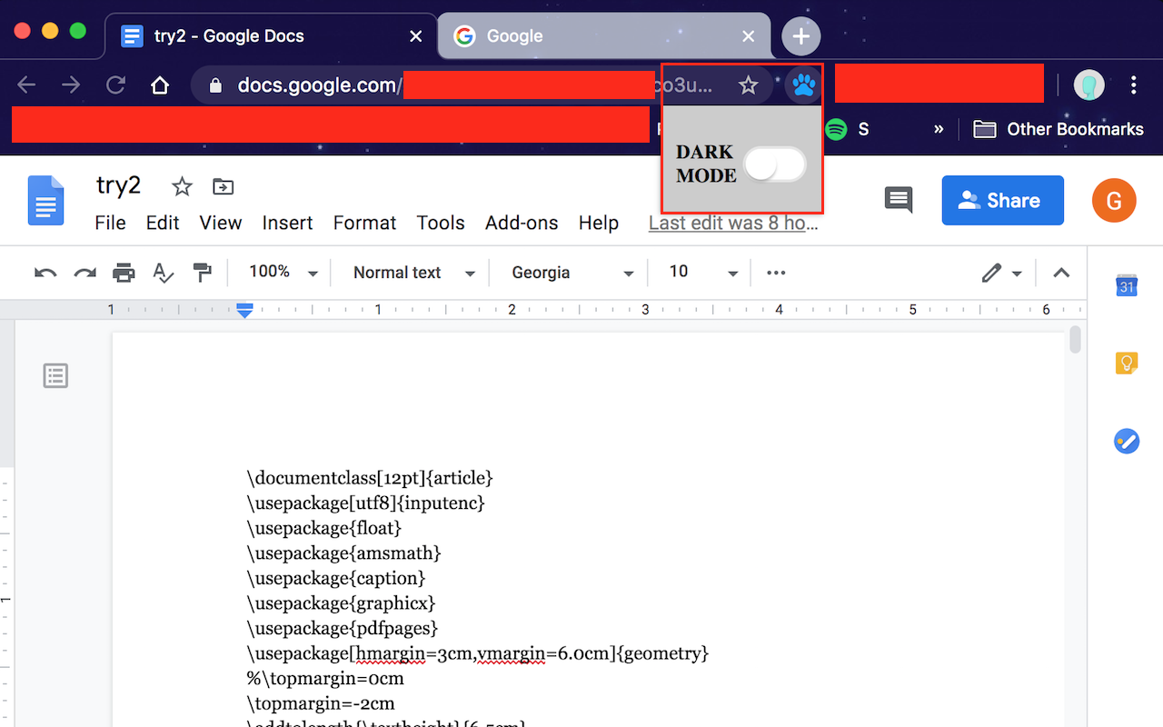 Glatex Extension chrome谷歌浏览器插件_扩展第6张截图