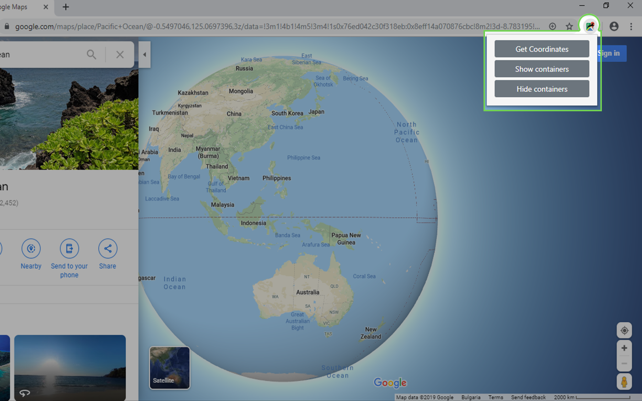 Show/Hide Google Maps Containers chrome谷歌浏览器插件_扩展第1张截图