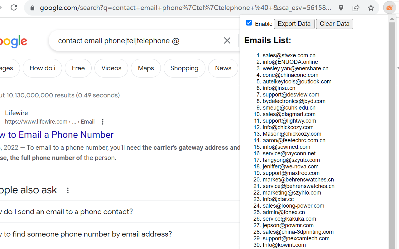 Email & WhatsApp Extractor chrome谷歌浏览器插件_扩展第1张截图