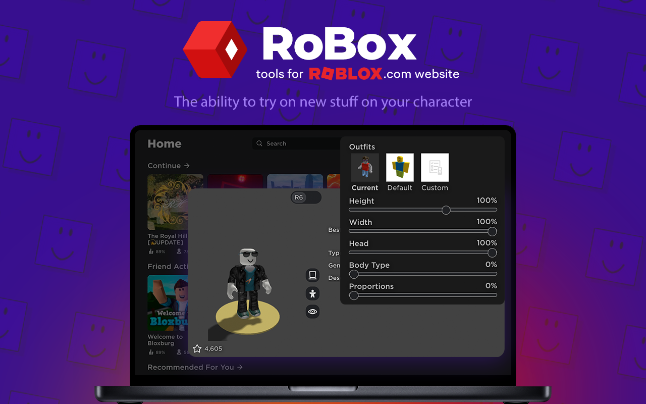 与群众演员一起玩 Roblox！ 罗贝斯特 chrome谷歌浏览器插件_扩展第2张截图