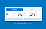 Click Speed Tester - Check Clicks Per Second chrome谷歌浏览器插件_扩展第1张截图