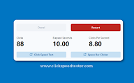 Click Speed Tester - Check Clicks Per Second chrome谷歌浏览器插件_扩展第4张截图