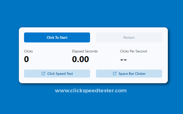 Click Speed Tester - Check Clicks Per Second chrome谷歌浏览器插件_扩展第6张截图