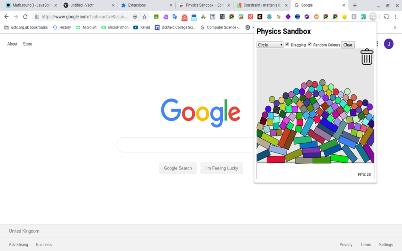 Physics Sandbox chrome谷歌浏览器插件_扩展第6张截图