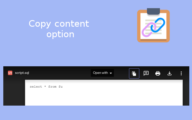 Copy & Download for Drive chrome谷歌浏览器插件_扩展第1张截图