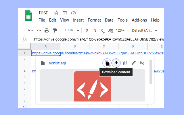 Copy & Download for Drive chrome谷歌浏览器插件_扩展第2张截图