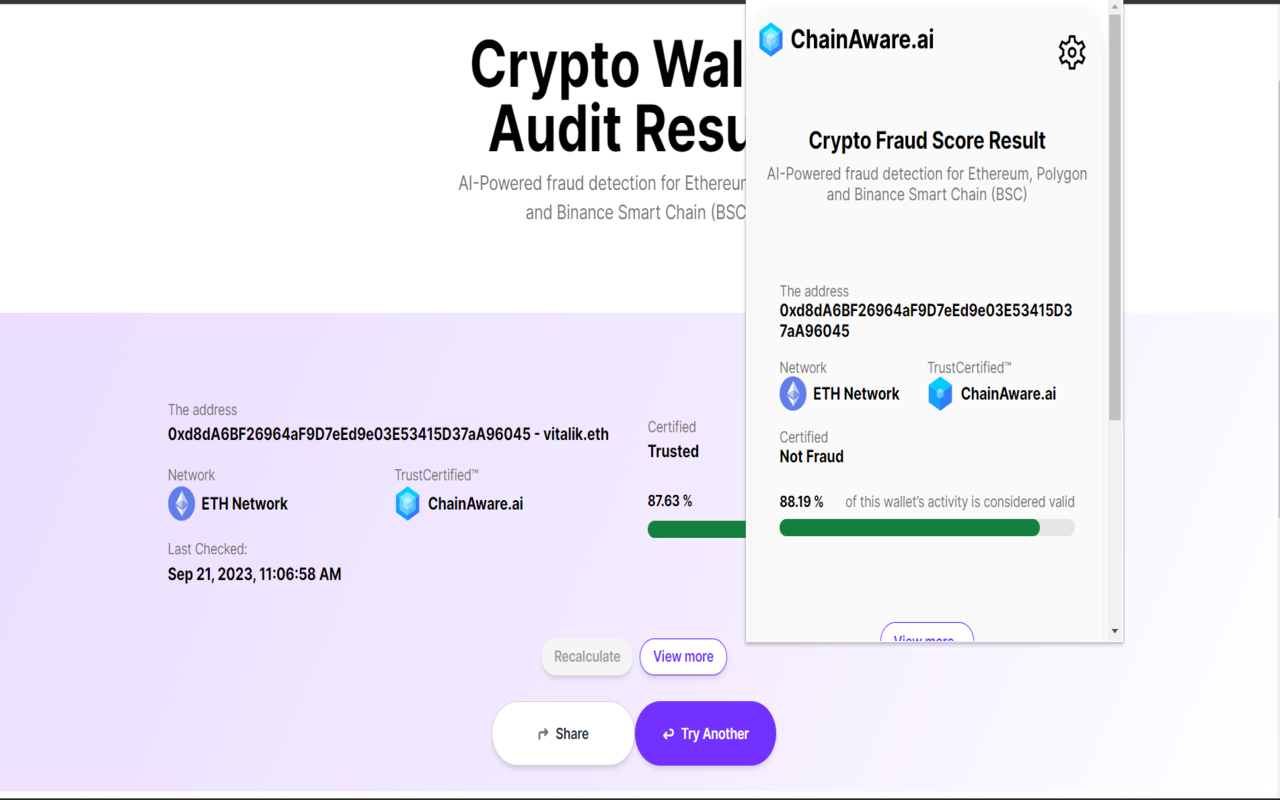 ChainAware.ai chrome谷歌浏览器插件_扩展第3张截图