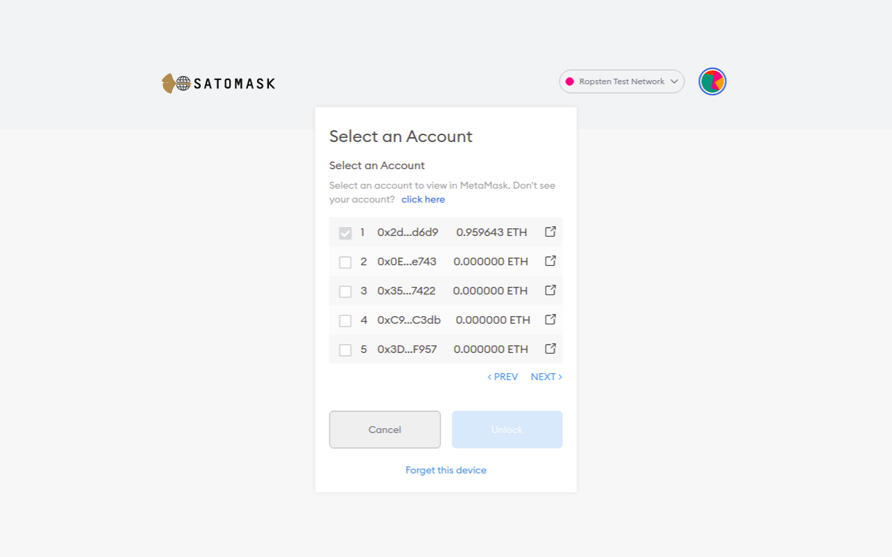 SatoMask chrome谷歌浏览器插件_扩展第1张截图
