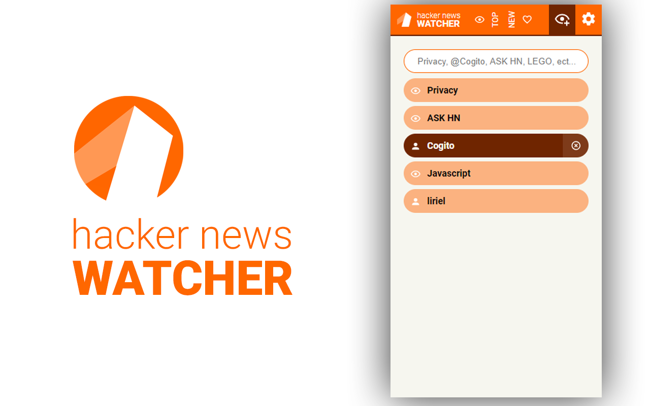 Hacker News Watcher chrome谷歌浏览器插件_扩展第1张截图