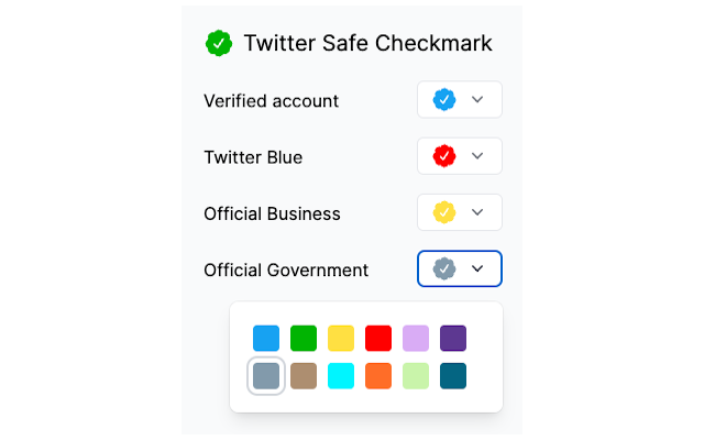 Twitter Safe Checkmark chrome谷歌浏览器插件_扩展第1张截图