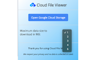 Cloud File Viewer chrome谷歌浏览器插件_扩展第8张截图