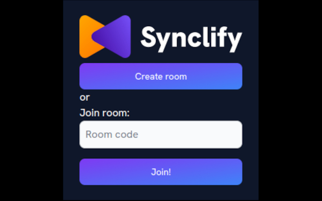 Synclify - Watch in sync with your friends chrome谷歌浏览器插件_扩展第1张截图