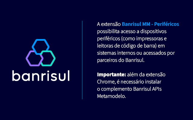 Extensão Banrisul MM - Periféricos chrome谷歌浏览器插件_扩展第1张截图