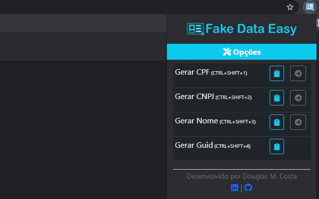 Fake Data Easy chrome谷歌浏览器插件_扩展第4张截图