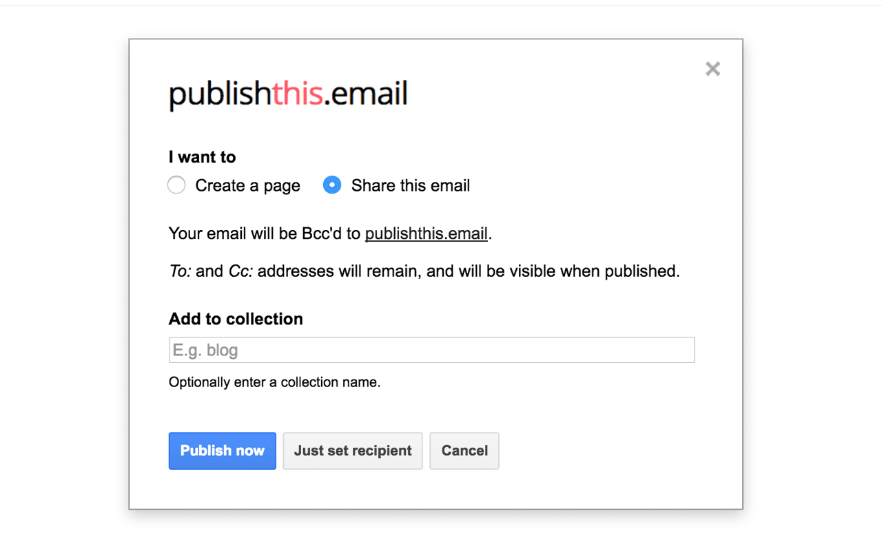 publishthis.email Gmail Extension chrome谷歌浏览器插件_扩展第5张截图