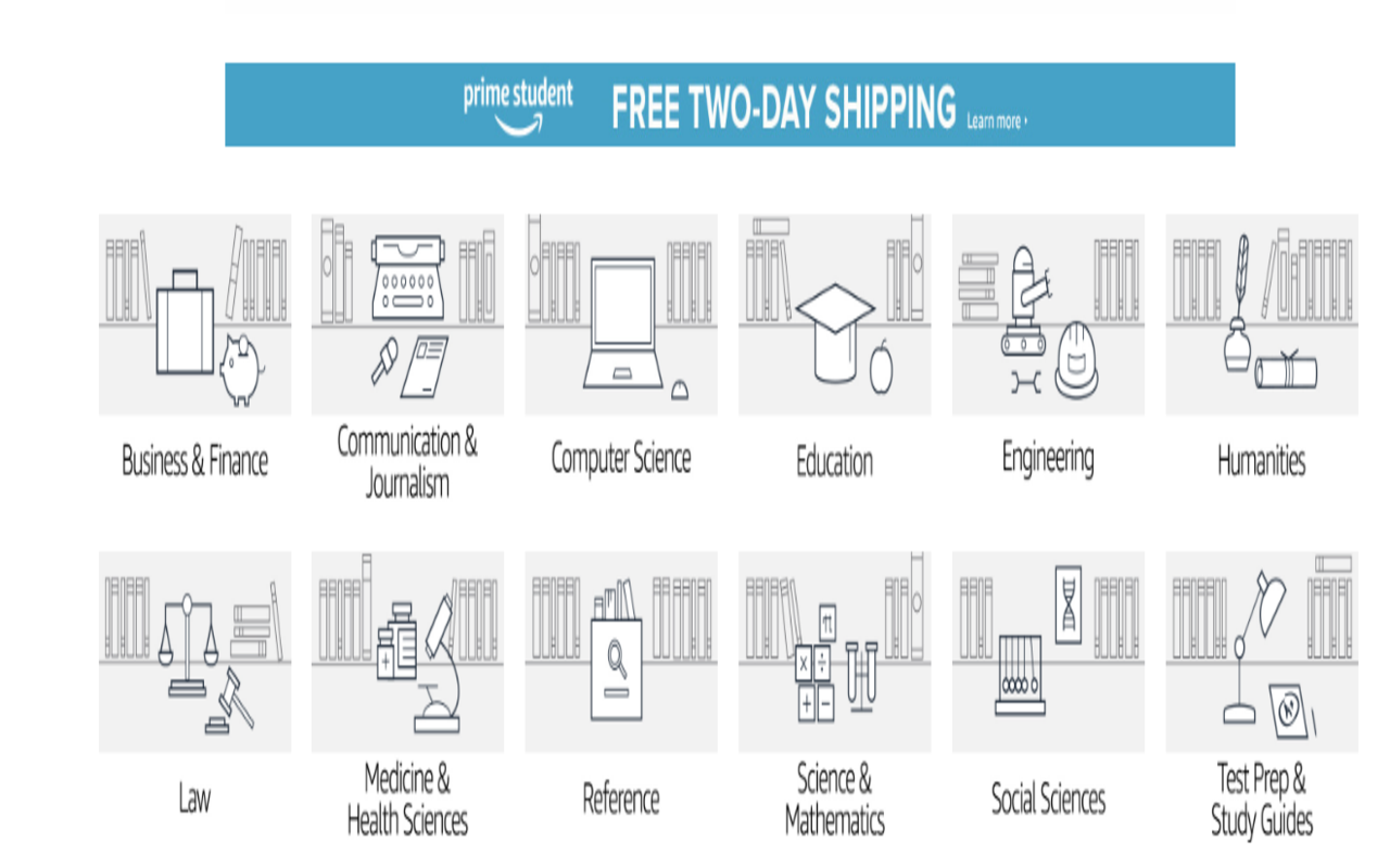 Amazon Textbook Rental Return New Used Books chrome谷歌浏览器插件_扩展第2张截图